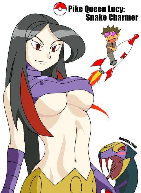 1girls 2006 erect_nipples_under_clothes female fortunia_(pokémon) frontier_brain human human_only lucy_(pokemon) nintendo pointy_chin pokémon pokemon pokemon_(anime) quasi99 rocket