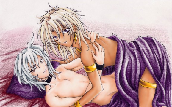 male_only marik_ishtar tagme yami_bakura yu-gi-oh!