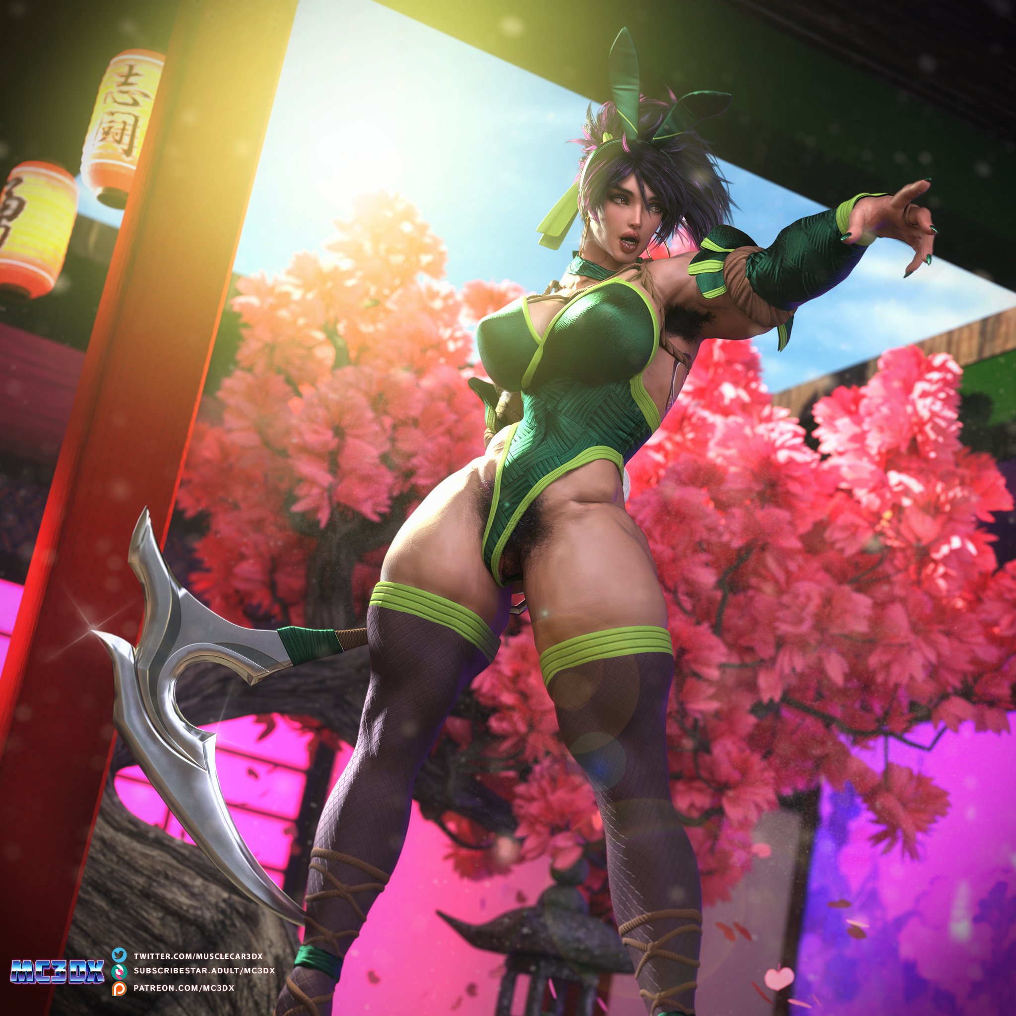 1girls, 3d, akali, armpit hair, armpits, big breasts, black hair, breasts, excessive armpit hair, excessive pubic hair, female, female only, hairy armpits, league of legends, musclecar, muscular, muscular female, nipple bulge, pubic hair, pubic hair peek, pussy, riot games, solo