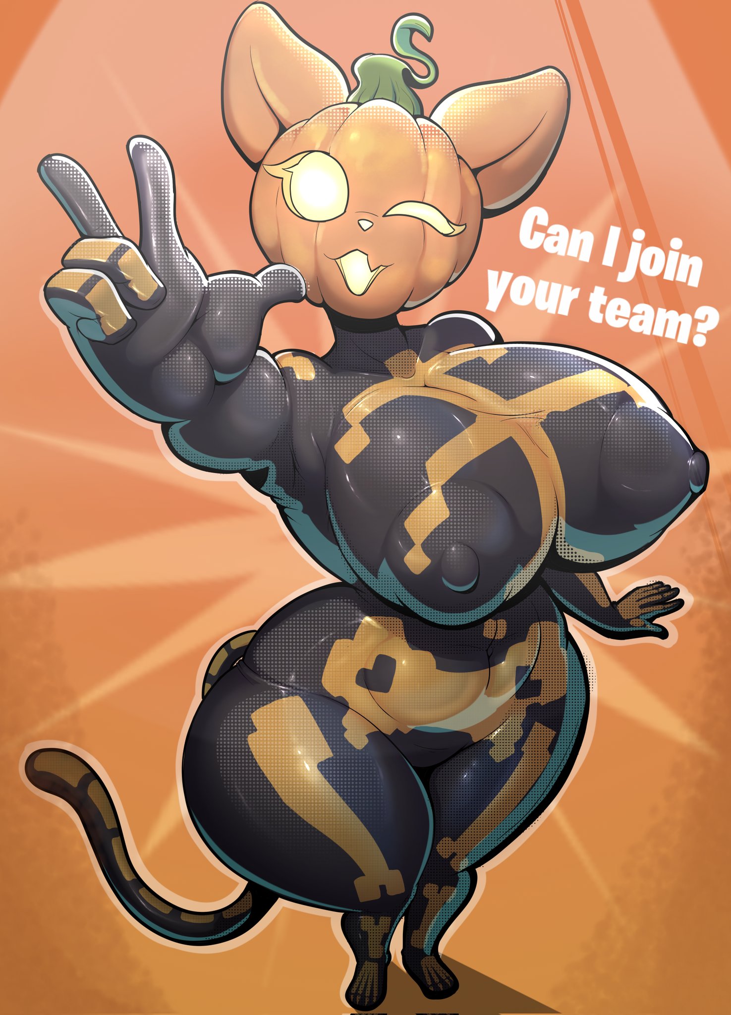1girls, anthro, areola, ass, barefoot, big areola, big ass, big breasts, big nipples, big thighs, breasts, cat ears, cat girl, cat tail, catgirl, completely nude, completely nude female, elzorrogomita, erect nipples, female, female focus, female only, fortnite, fortnitemares, foxgumie, full body, gigantic ass, gigantic thighs, halloween, huge ass, huge breasts, huge nipples, huge thighs, hyper, hyper ass, hyper breasts, hyper thighs, looking at viewer, naked, naked female, nipples, nipples visible through clothing, nude, nude female, pumpkin, pumpkin head, question, skinsuit, solo, solo female, spice (fortnite), thick thighs, thighs, voluptuous, voluptuous female