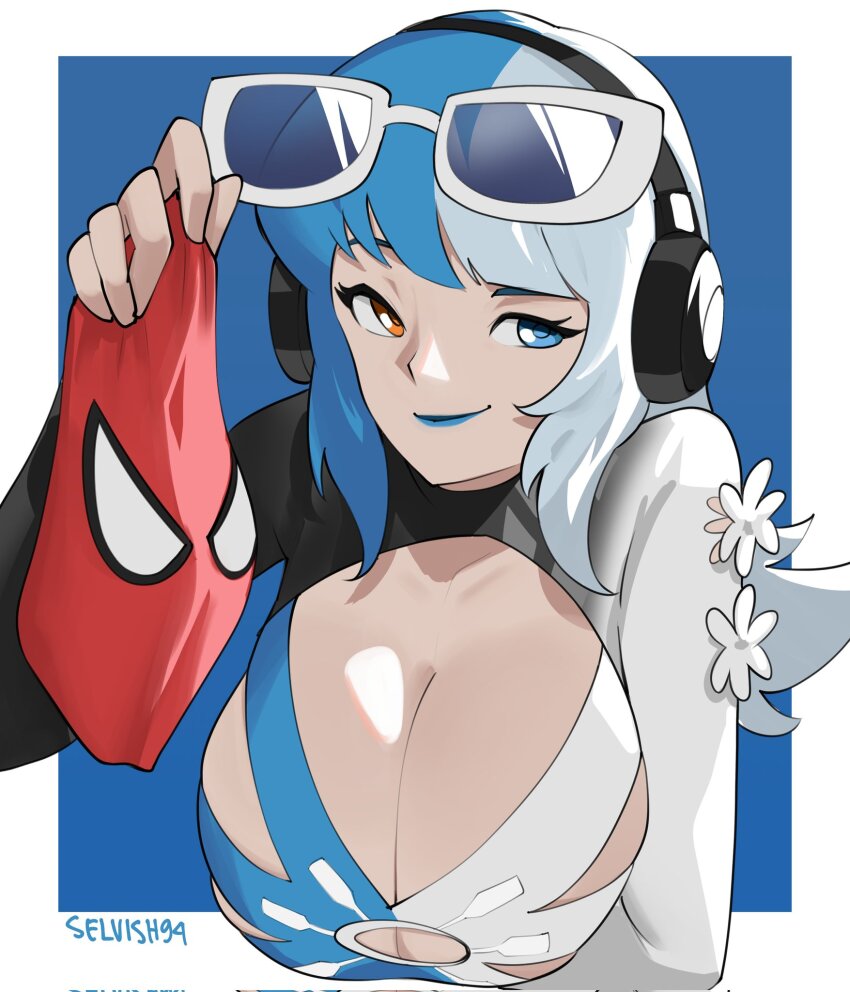 1girls, avengers, big ass, big breasts, big thighs, breasts, female, heroine, korean, korean female, kpop, light-skinned female, luna snow, luna snow (marvel rivals), marvel, marvel comics, marvel rivals, new york, nude female, spider-man (series), superheroine
