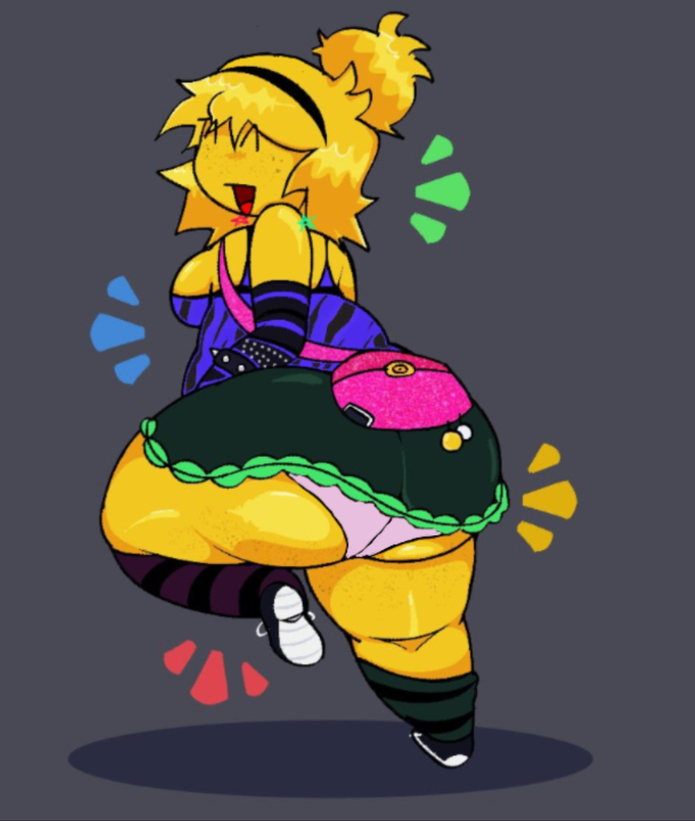 1girls, ass, ass focus, edit, female, female only, forsaken (roblox), noob, noob (forsaken), panties, roblox, roblox game, robloxian, scene noob, tagme, third-party edit, wackyfolly, yellow body