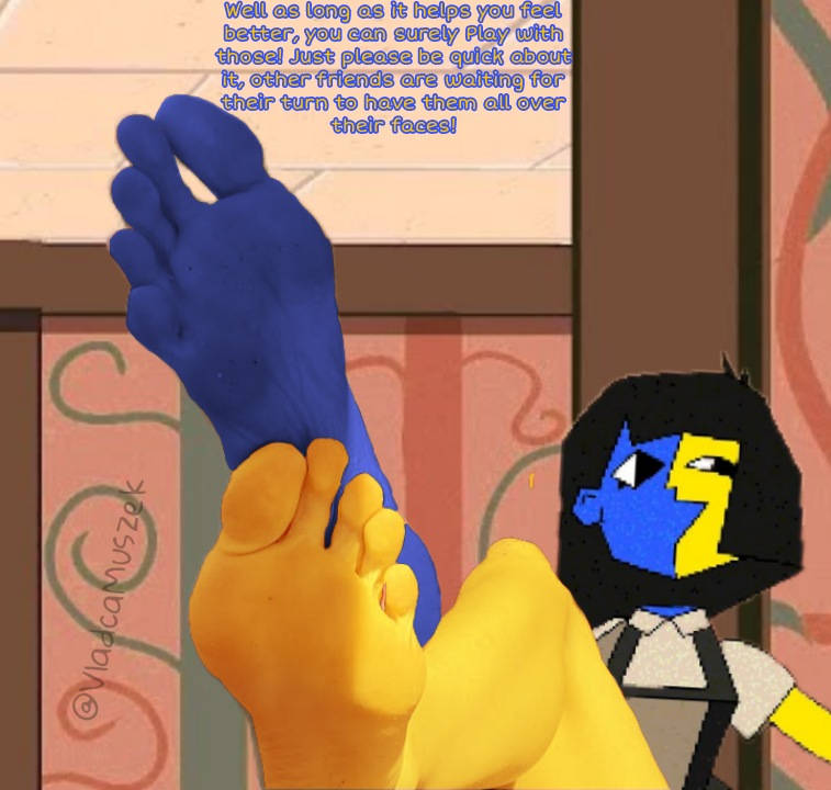 artist name, background, dirty, dirty feet, edit, edited, edited art, ena, ena (orginal), ena (series), feet, feet in face, female, female focus, female only, foot fetish, foot focus, joel g, realistic, realistic textures, text, toes, vladcamuszek (artist), watermark
