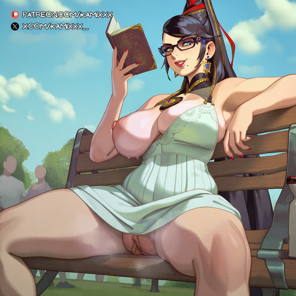 ai generated, bayonetta, bayonetta (character), female thick thighs, kamixxx, mommy, tagme
