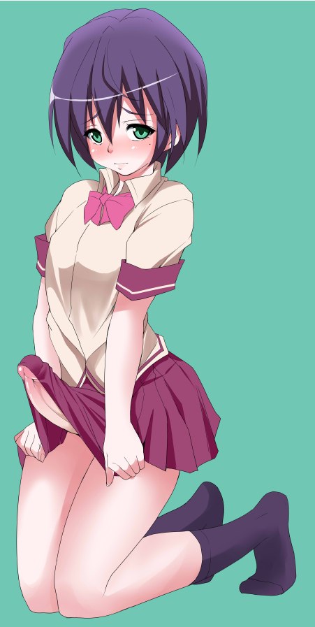 1boy, androgynous, arched back, blush, crossdressing, embarrassed, erection, femboy, girly, male, male only, penis, penis under skirt, shy, skirt, solo, solo male, stocking, tagme, trap