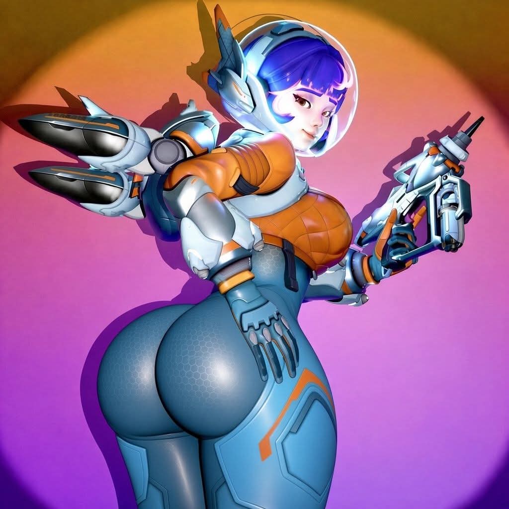 1girls, 3d, ass, ass bigger than head, ass crack, ass focus, big ass, big breasts, big thighs, blizzard entertainment, bodysuit, bottom heavy, bubble butt, clothed, clothed female, clothing, cropped jacket, curvaceous, curvy, curvy female, curvy figure, dumptruck ass, equipment, fat ass, female, female only, fully clothed, gluteal fold, gun, hand on ass, hand on hip, helmet, hourglass figure, huge ass, huge thighs, jacket, juno (overwatch), large ass, large thighs, latex, latex bodysuit, latex clothing, latex suit, looking back, massive ass, overwatch, plump, plump ass, plump breasts, plump thighs, pose, posing, posing for the viewer, round ass, round breasts, round butt, shiny ass, shiny clothes, sideboob, skin tight, skin tight suit, slim waist, solo, solo female, space girl, space helmet, thick ass, thick thighs, thighs, tight bodysuit, tight clothing, voluptuous, voluptuous female, wide hips