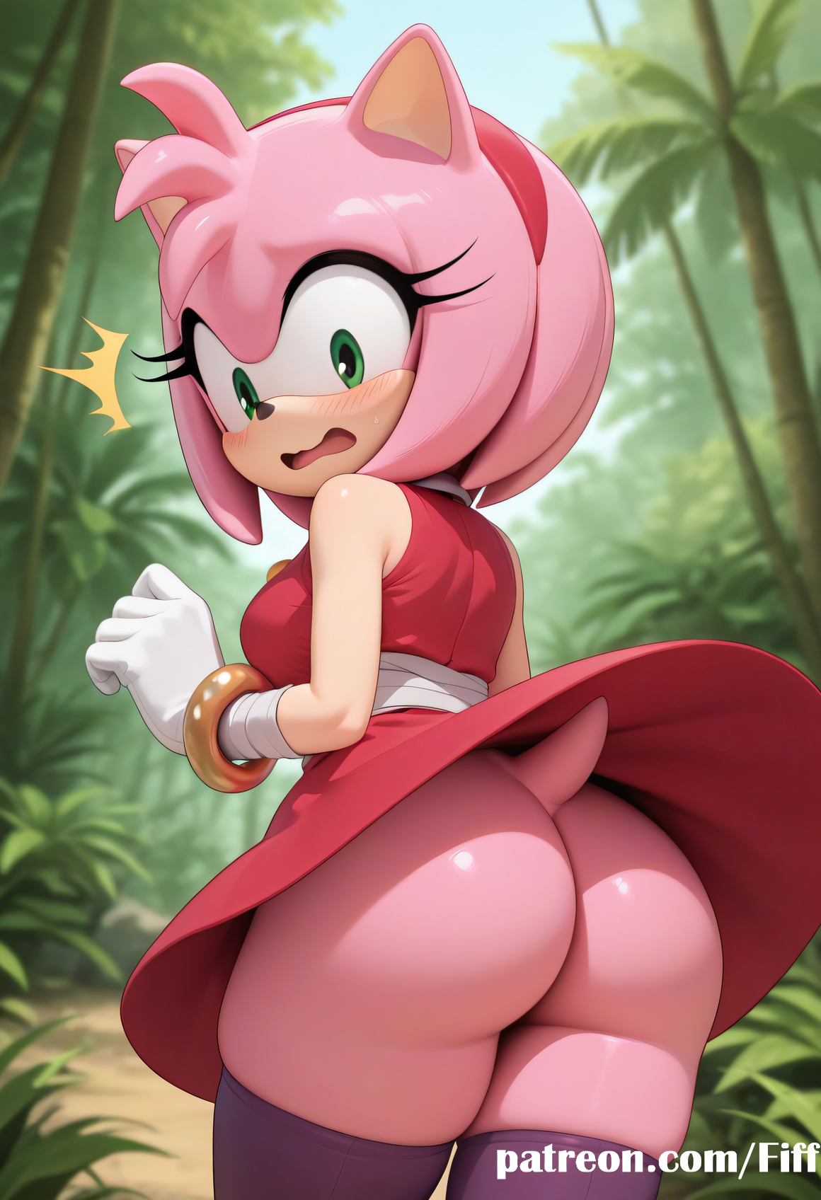 1girls, ai generated, amy rose, ass, ass focus, dripping, feet, female, female only, fiff, from bottom to top, furry, furry female, furry only, highres, medium breasts, naked, nude, paws, pov, presenting, presenting pussy, pussy, showing off, showing pussy, smiling, solo, sonic (series), sonic the hedgehog (series), stretching anus, sweat, tail