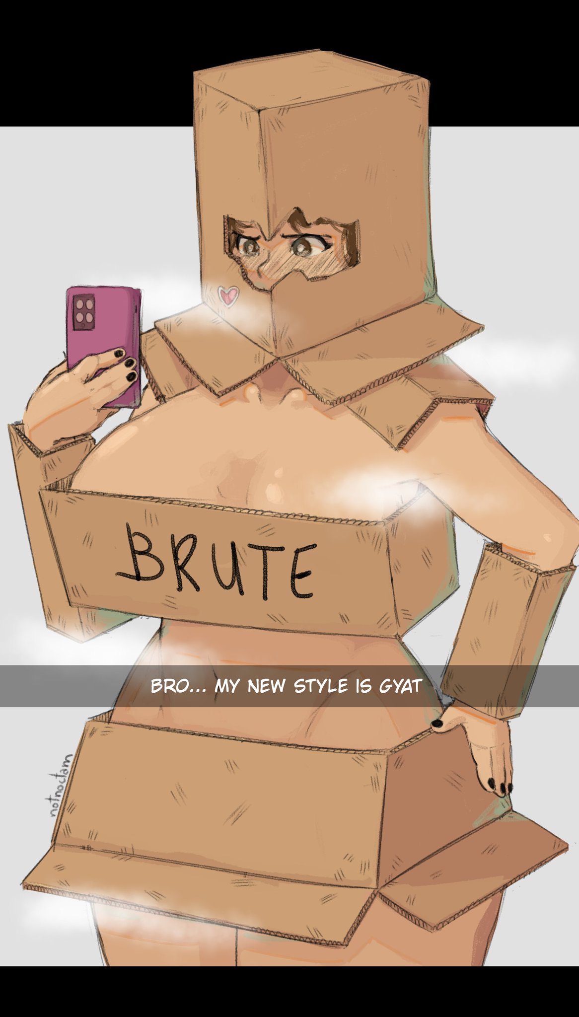 @noctam_ big_breasts blush boxy_(fortnite) brainrot fortnite fortnite:_battle_royale huge_breasts instagram mostly_clothed mostly_nude nude selfie thick_legs