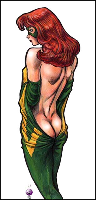 1990s 1998 1girls 20th_century ass female female_only jean_grey marvel marvel_girl solo straight_hair tagme tcatt x-men