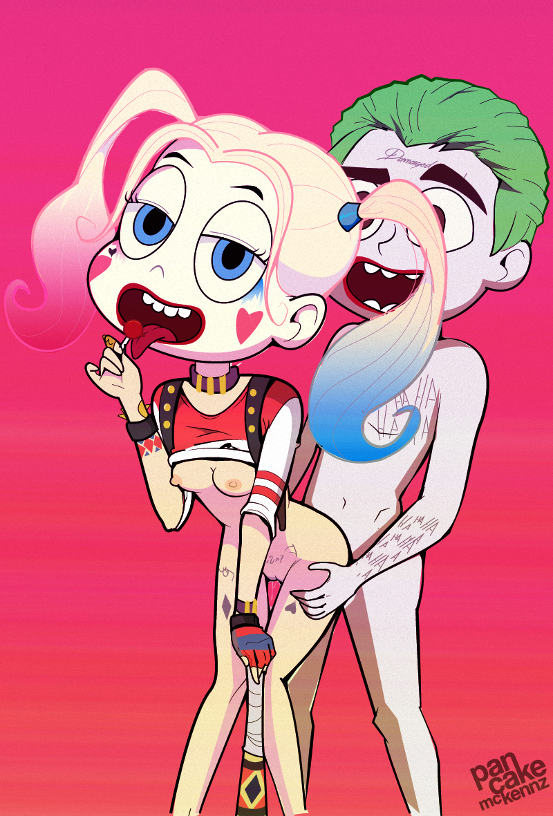 1boy 1boy1girl 1girls batman_(series) cosplay dc dc_extended_universe disney disney_channel disney_xd female harley_quinn joker marco_diaz nipples pancakemckennz parody star_butterfly star_vs_the_forces_of_evil suicide_squad