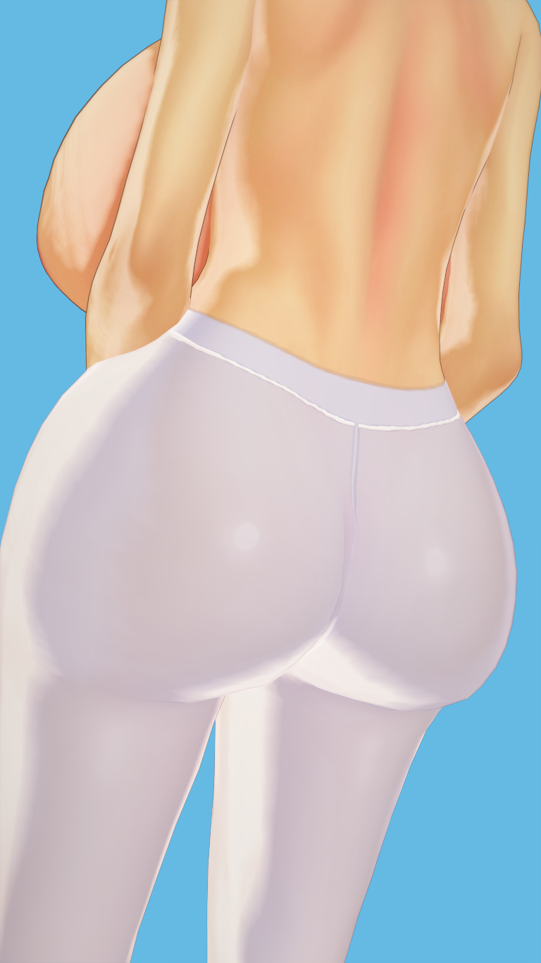 3d arisat ass_focus behind_view big_ass big_breasts fuuka_yamagishi massive_ass pantyhose persona_3 tights yamagishi_fuuka