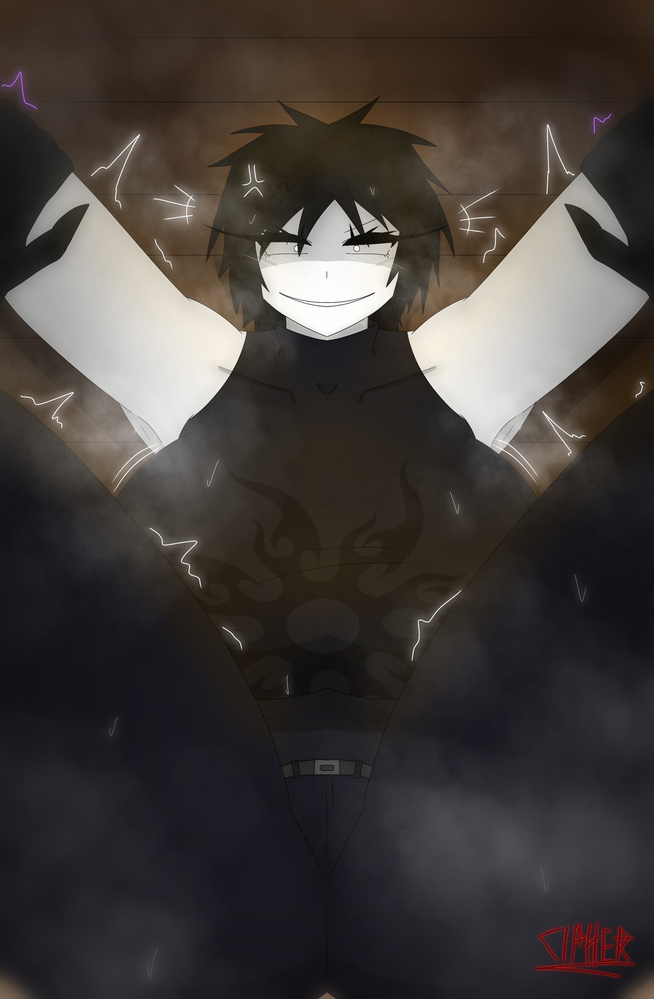 1girls, angry, breasts, cipherpablo, close-up, clothed, female, forsaken (roblox), huge breasts, roblox, roblox game, robloxian, rule 63, short hair, steamy, tagme, two time (forsaken)