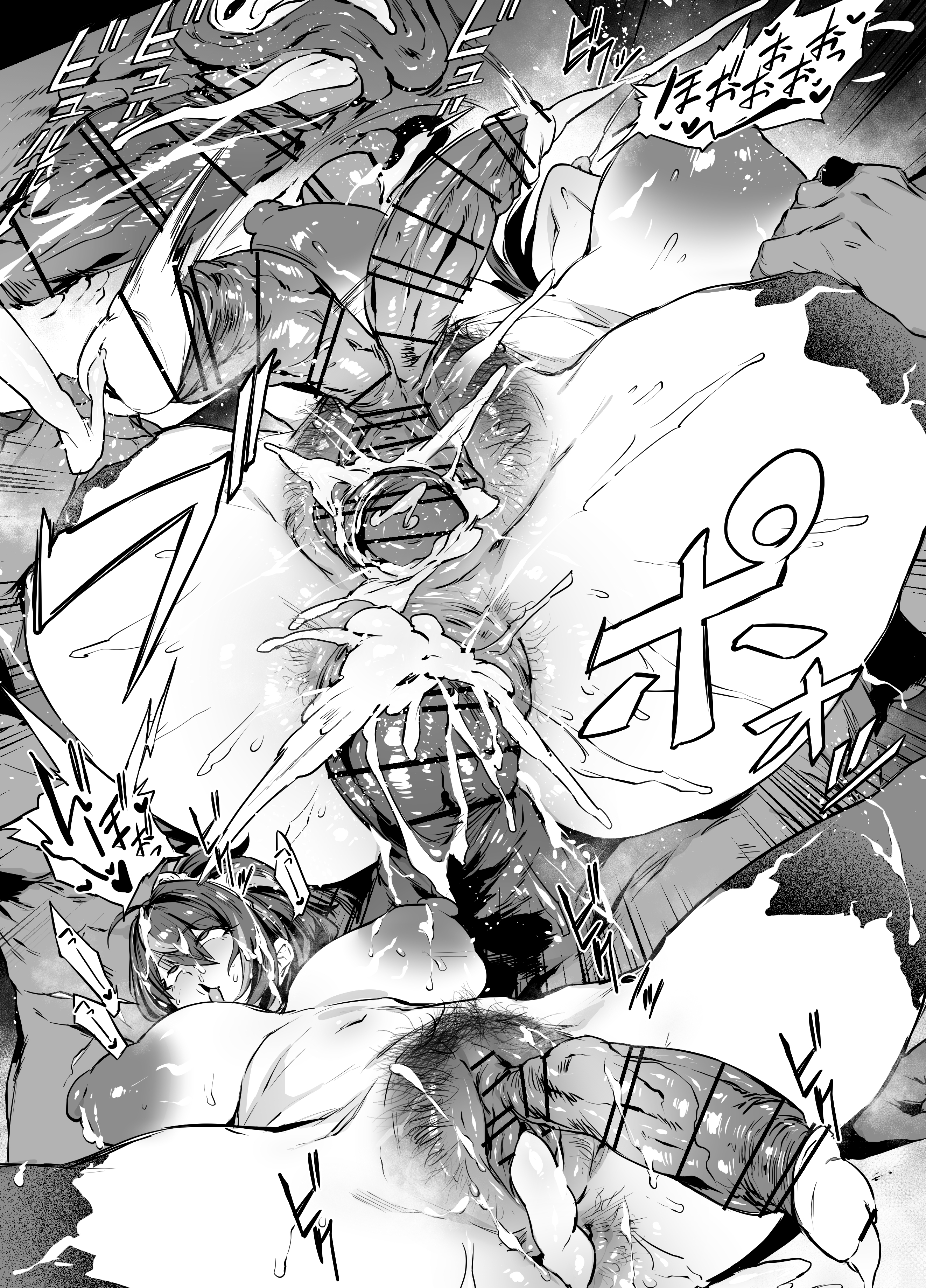 1futa, anus, ass, back, before sex, big breasts, blonde hair, blush, breasts, censor bar, censored, center-flap bangs, collar, comic, cross, cum, cum in pussy, curvy, deep penetration, doggy style, earrings, ethereal (zenless zone zero), fake horns, fanged bangs, fangs, fat mons, female, female orgasm, femsub, futa focus, futa sans balls, futanari, heart, highres, huge breasts, huge clitoris, intersex, jewelry, leash, long hair, male, male on futa, monochrome, multiple views, nose blush, orgasm, pasties, plump, pussy, sex, stray pubic hair, thirty 8ght, wing hair ornament, winged hair tie, zenless zone zero, zhu yuan