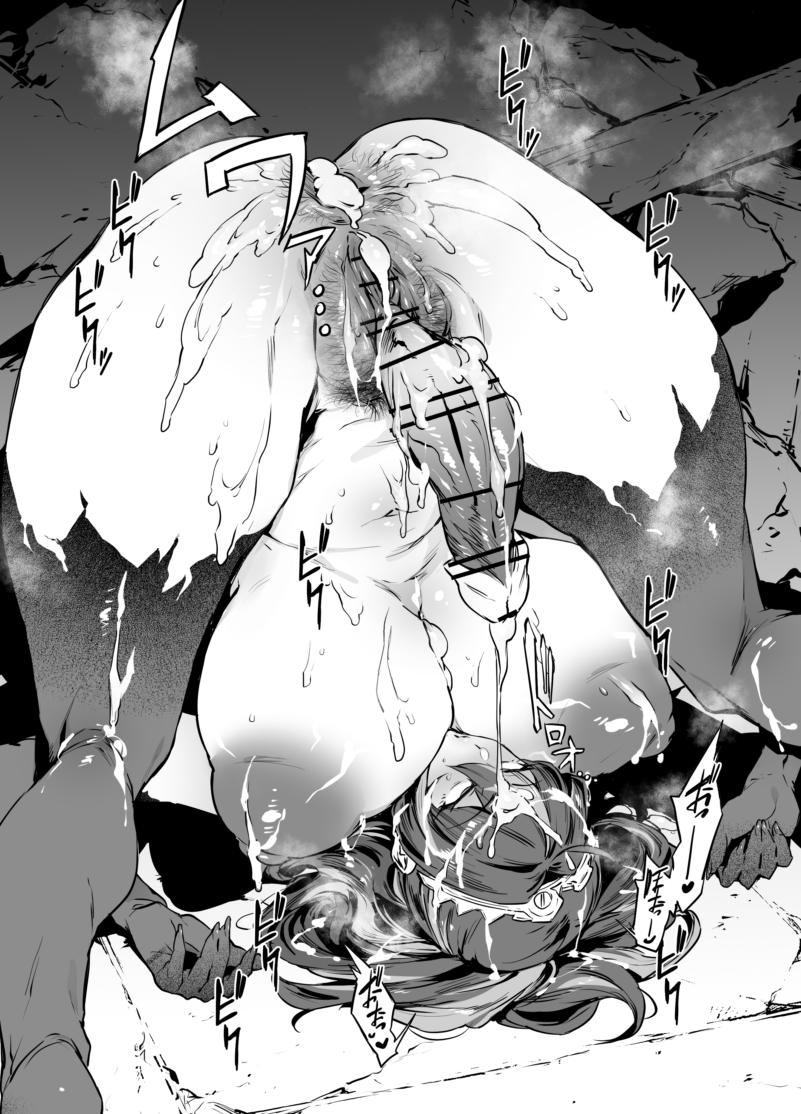 1futa, anus, ass, back, before sex, big breasts, blonde hair, blush, breasts, censor bar, censored, center-flap bangs, collar, comic, cross, cum, cum in pussy, curvy, deep penetration, doggy style, earrings, ethereal (zenless zone zero), fake horns, fanged bangs, fangs, fat mons, female, female orgasm, femsub, futa focus, futa sans balls, futanari, heart, highres, huge breasts, intersex, jewelry, leash, long hair, male, male on futa, monochrome, multiple views, nose blush, orgasm, pasties, plump, pussy, sex, stray pubic hair, thirty 8ght, wing hair ornament, winged hair tie, zenless zone zero, zhu yuan