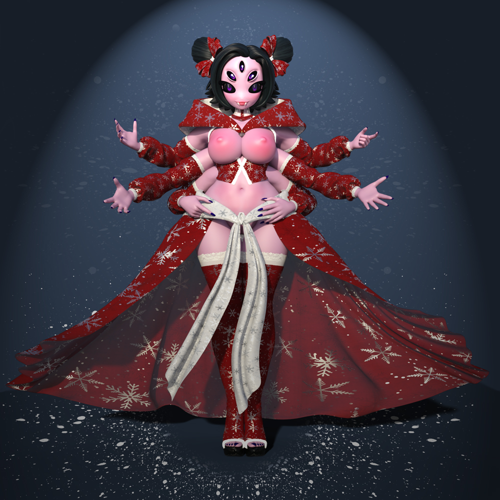 Muffet (Christmas) Rule 34 Image
