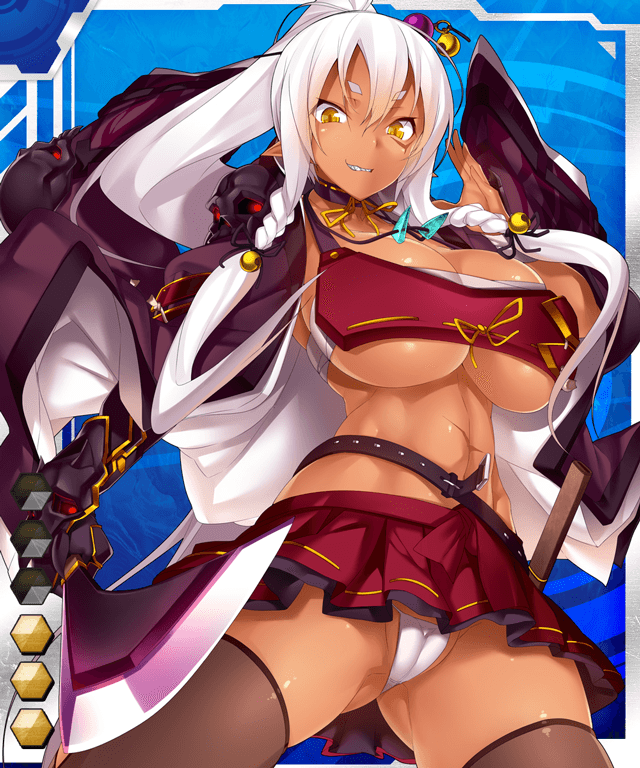 00s breasts card_(blue-hr) card_(medium) demon_girl female female_focus kycilia_oswald large_breasts lilith-soft official_art pointy_ears potion_(moudamepo) solo sword tagme taimanin_(series) taimanin_asagi taimanin_asagi_battle_arena taimanin_asagi_battle_arena_all_card_gallery taimanin_asagi_kessen_arena weapon