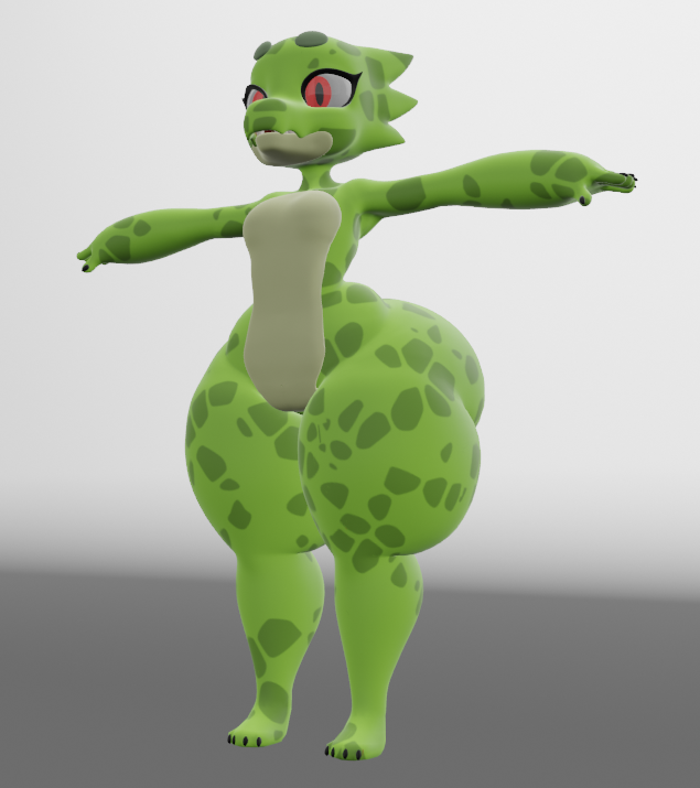 1girls 3d anthro ass ass_bigger_than_head big_ass big_butt bottom_heavy bubble_butt curvaceous curvy curvy_figure dat_ass female female_only front_view huge_ass kobold koreyvee nude red_eyes scalie shortstack slim_waist solo solo_female t_pose tagme thick_thighs voluptuous voluptuous_female vrchat_avatar white_background wide_hips