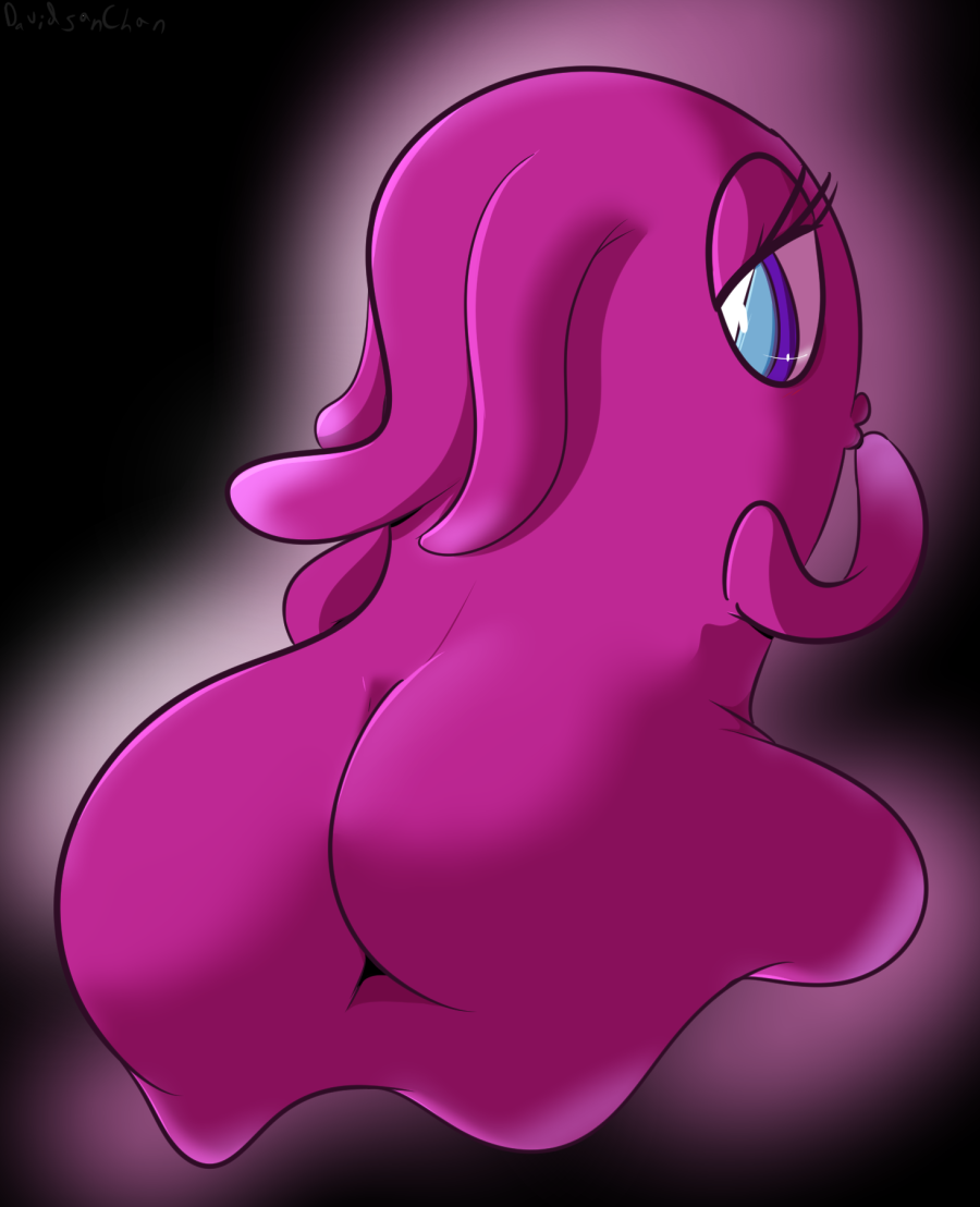 2019 ass back big_ass big_butt cute cute_face davidsanchan eyelashes female female_only ghost huge_ass huge_butt looking_back looking_down mouth pac-man_(series) pac-man_and_the_ghostly_adventures pink_body pink_hair pink_skin pinky pinky_(pac-man) purple_eyes shiny_eyes solo solo_female