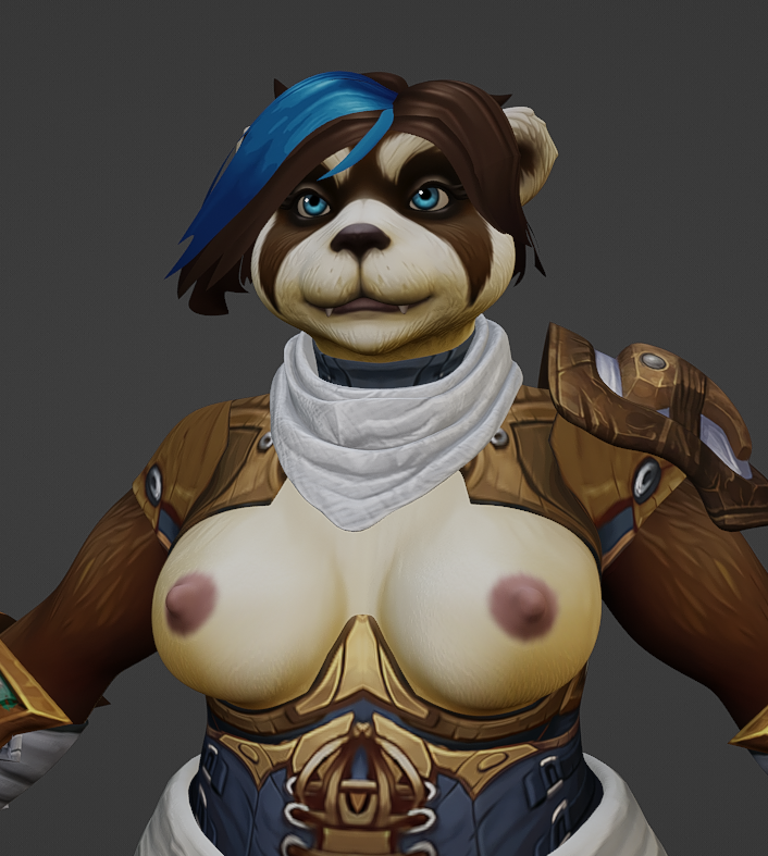 3d blizzard_entertainment breasts kingofdracthyr pandaren pandaren_female tagme warcraft world_of_warcraft