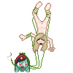 animated ass bulbasaur embarrassed embarrassed_nude_female female female_focus feral forced_exposure gif kh-sprite naked naked_female nude nude_female pixel_art pokémon_(species) pokemon pokemon_(species) pokemon_ranger_(pokemon) pokemon_ranger_(pokemon_xy) tentacle vines
