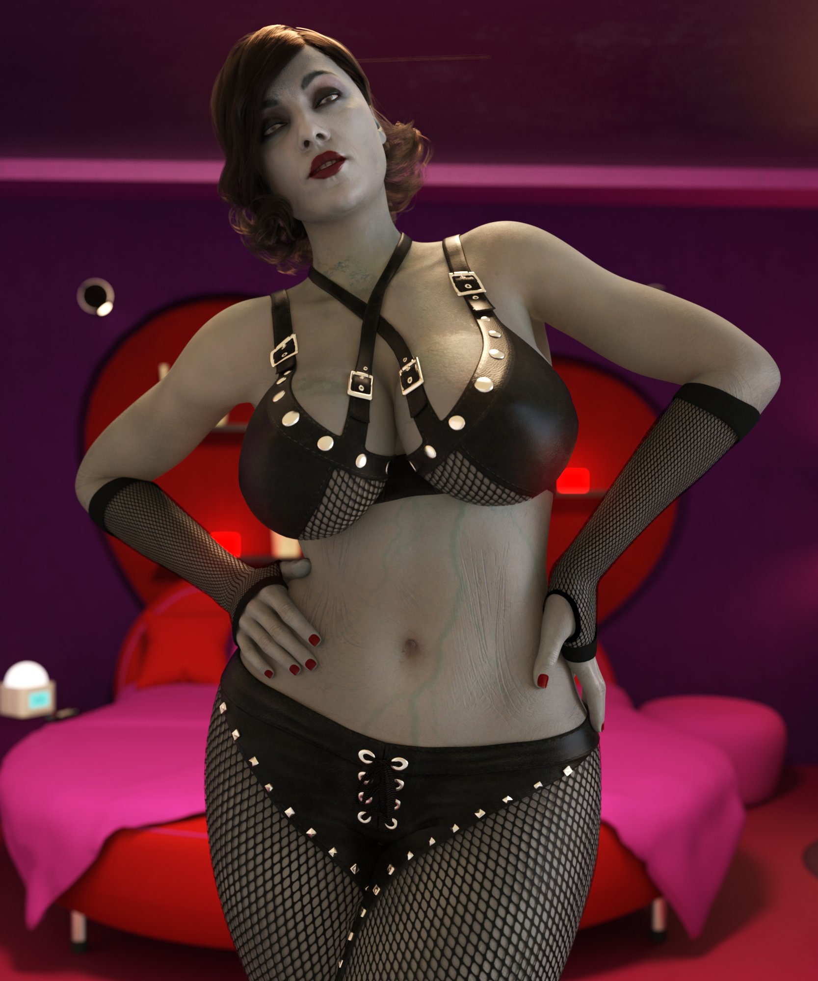1girls, 3d, alcina dimitrescu, ass, bdsm gear, bdsm outfit, big ass, big breasts, breasts, capcom, cleavage, dominant female, dominatrix, entitledgoose, female, female only, femdom, fit, fit female, fully clothed, light skin, light-skinned female, lingerie, mature female, milf, pale skin, pale-skinned female, resident evil, resident evil 8: village, solo, solo focus, straight hair, tagme, thick thighs, wide hips