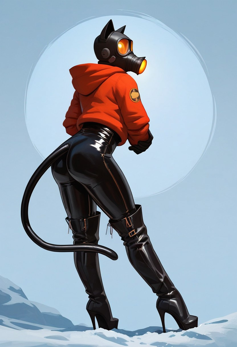 ai_generated fempyro high_heel_boots high_heels tagme team_fortress_2