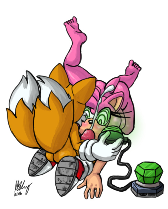 amy_rose balls chaos_emerald cum cum_on_face female fox furry hedgehog hypnosis male mind_control omegazuel oral penis sonic_(series) sonic_the_hedgehog_(series) tails