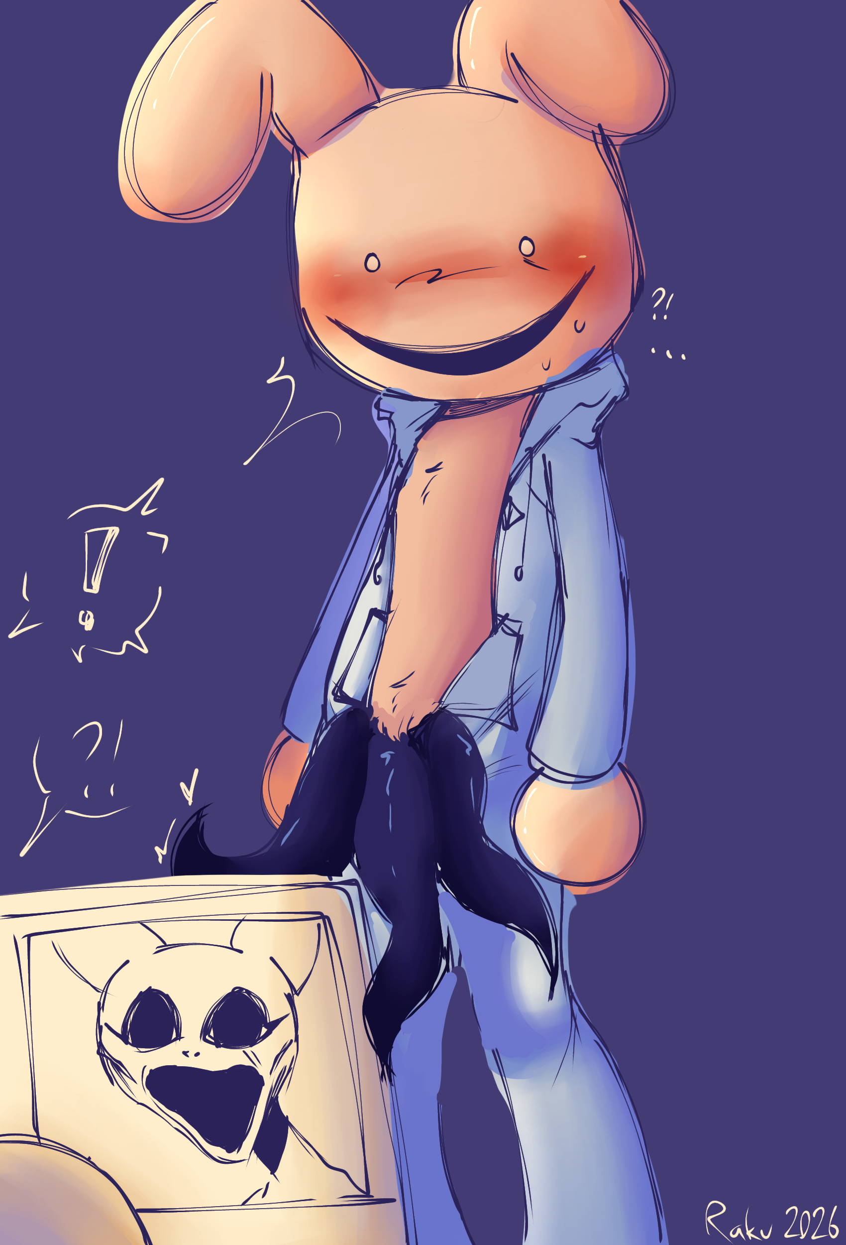 3 penises, alternate version available, ambiguous gender, animal hospital, anomaly, anthro, exposed, furry, intern (animal hospital), multi penis, multiple penises, raku sarvin, roblox, roblox game, self upload, tagme, the boiled one phenomenon, unusual anatomy, unusual genitalia