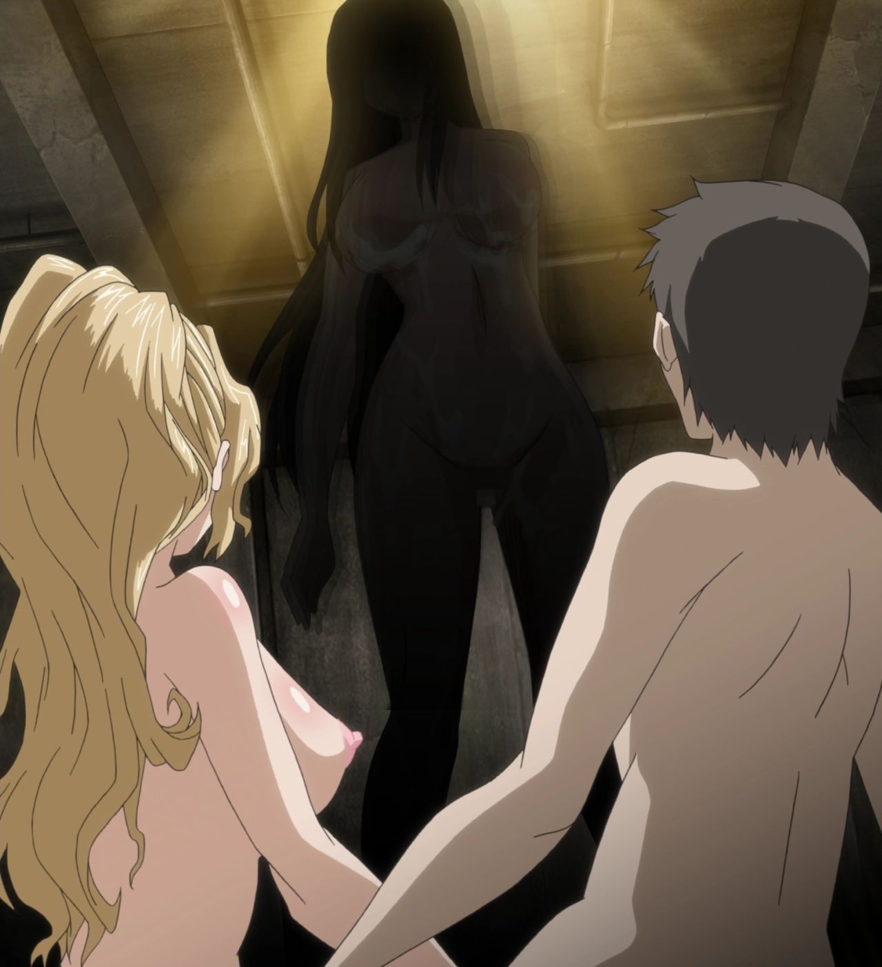 1boy, 2girls, after sex, angry, angry female, barefoot, basement, betrayal, big breasts, black hair, blonde hair, breasts, broken rape victim, brown hair, caught, caught in the act, cheating, cheating husband, completely nude, cucked by bestfriend, cucked by friend, cuckquean, cum, cum covered, cum on body, cum on breasts, cum on face, ebihara urara, faceless female, female, fucked silly, head tilt, hi res, highres, hugging, husband and wife, indoors, infidelity, long hair, male, mature, mature female, milf, multiple females, multiple girls, navel, netorare, no clothes, ntr, nude, nude female, nude male, okita asuka, pregnant, ran sem, ran sen hakudaku delmo tsuma no miira tori, rin x sen, rin x sen + ran - sem cross mix, scary, sex, short hair, straddling, straight, surprised, surprised expression, tomoyuki kaji, unfaithful, unseen female face, voyeur, voyeurism, walk-in, watching, watching from afar, yandere, yandere trance
