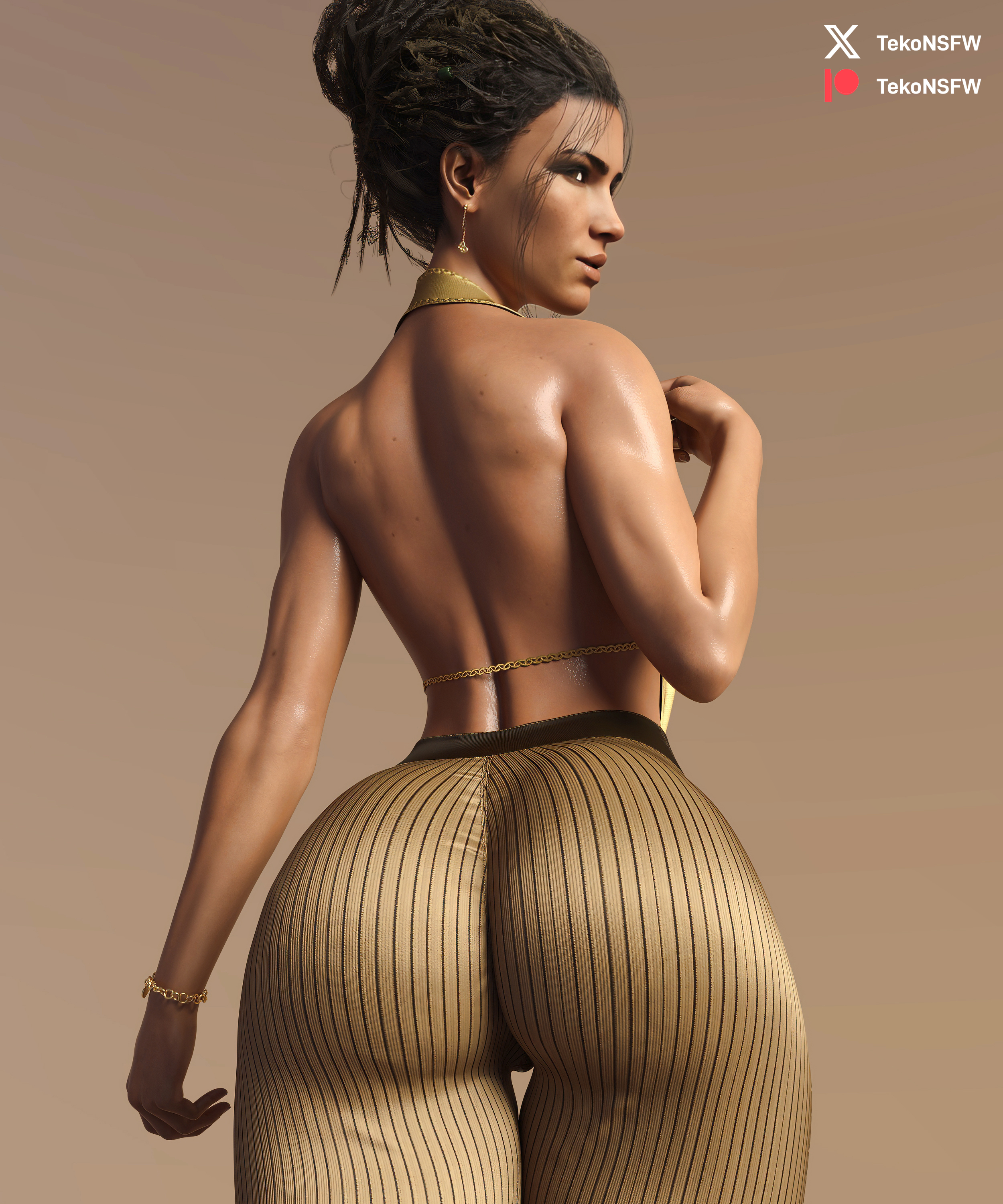 1girls, 3d, ass, big ass, cyberpunk 2077, female, female only, panam palmer, tagme, tekonsfw