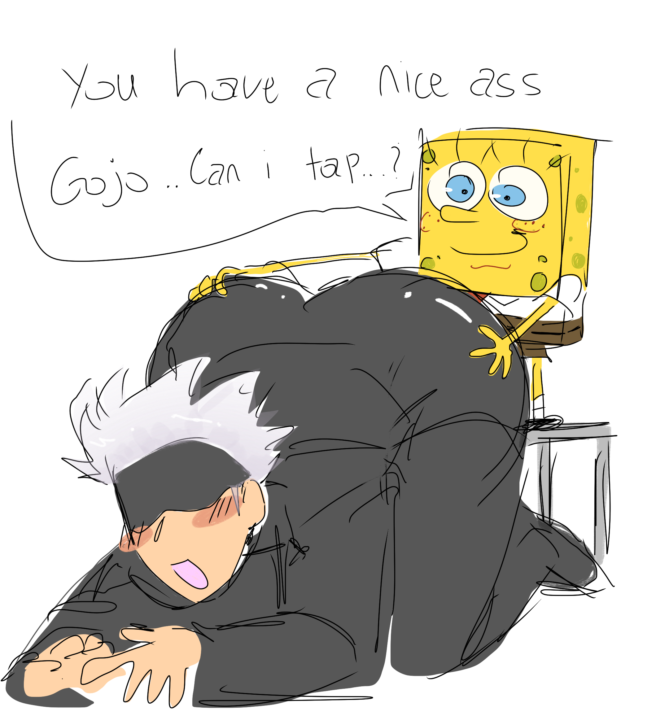 Rule 34 Dev - gyatt jujutsu_kaisen satoru_gojo <b>spongebob</b>_<b>squarepants</b> <b>sponge...</b>