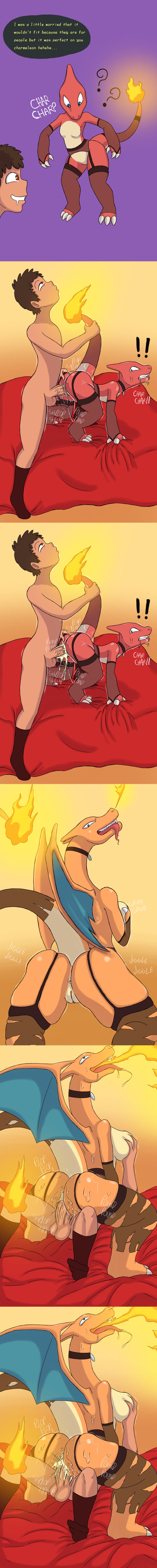 breeding charizard charmeleon clenched_teeth cum_in_pussy pokemon pokemon_(species) pokephilia sigorordl vagina vaginal_penetration vaginal_sex