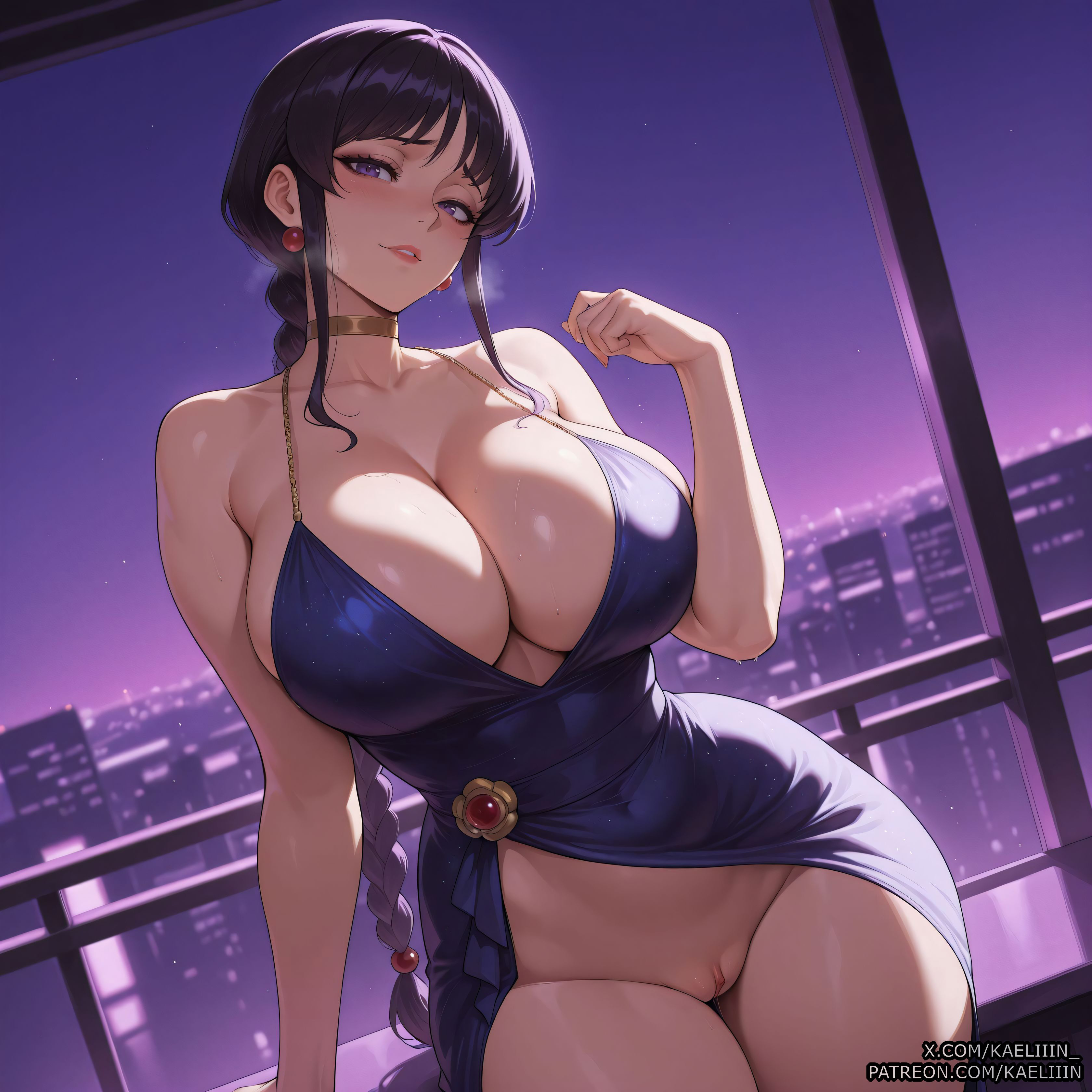 1girls, ai assisted, ai generated, anime, anime style, ass, big ass, big breasts, bleach, breasts, clitoris, curvaceous, curvaceous body, curvaceous female, curvaceous figure, dress, female, female focus, female only, fit female, girly, hourglass figure, huge ass, huge breasts, kaeliiin, kurotsuchi nemu, light-skinned female, pussy, sexy, shiny, solo, uncensored, vagina, voluptuous, voluptuous female, waifu, waifu diffusion