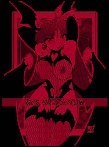 clothing darkstalkers head_wings kenix medium_breasts morrigan_aensland see-through see-through_clothing succubus succubus_costume succubus_wings tagme