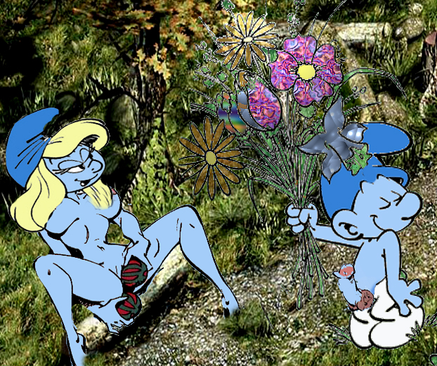 alternate_breast_size female male smurf smurfette tagme the_smurfs