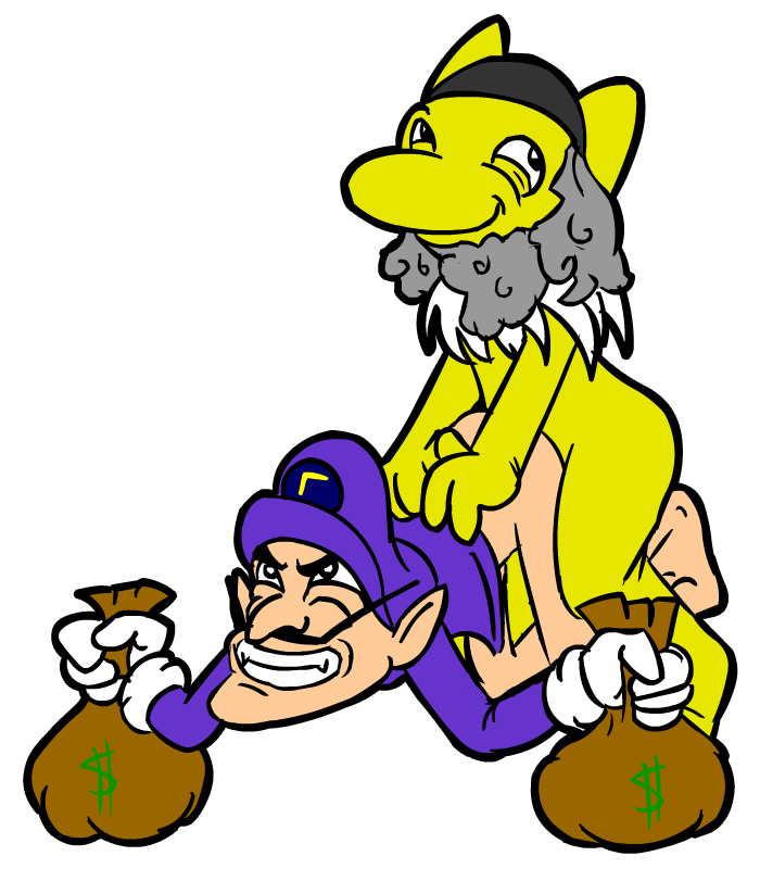 fiz_(artist) funny gay hypno male_only mario_(series) nintendo pokemon pokemon_(species) pokephilia rabbi sex stereotype straight_hair waluigi weird_crossover what