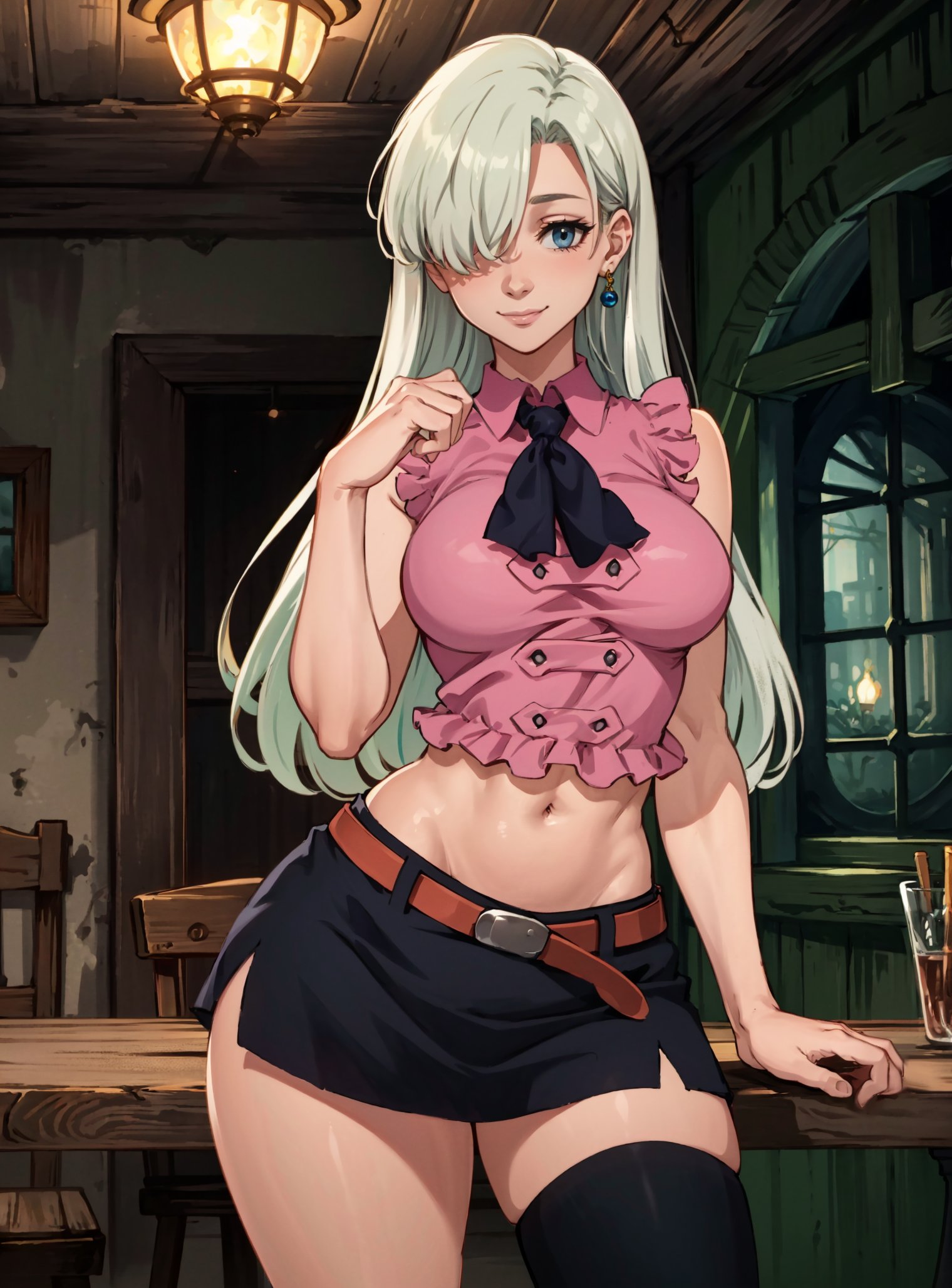 ai generated, elizabeth liones, female, looking at viewer, makimass ai, nanatsu no taizai