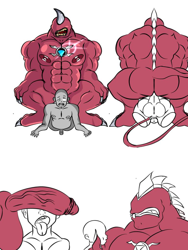 abs alien anal anal_sex anthro anthro_dominating_human anthro_penetrating anthro_penetrating_human ass back_muscles balls ben_10 big_balls big_belly big_dom_small_sub big_muscles big_nipples big_pecs big_penis cartoon_network doggy_style dominant dominant_anthro dominant_male duo erection eyeless fan_character fangs from_behind_position genitals human human_on_anthro human_penetrated interspecies larger_anthro larger_male male male/male male_penetrated male_penetrating male_penetrating_male mammal muscular muscular_anthro muscular_male naked nipples nude open_mouth pecs penetration penile penile_penetration penis penis_in_ass red_body sex size_difference smaller_human smaller_male smaller_penetrated spikes spikes_(anatomy) submissive submissive_human submissive_male teeth uameyg ultimate_wildmutt vulpimancer wildmutt xenophilia