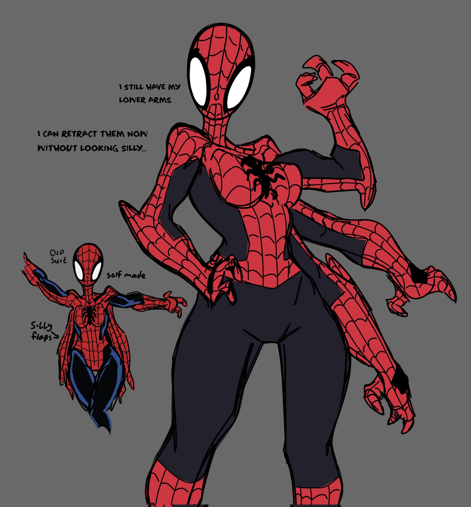 1girls, 6 arms, ass, big ass, big breasts, breasts, breasts out, busty, chest, curvaceous, curvy, curvy figure, digital media (artwork), doppelganger (spider-man), doppelganger-chan, female, hips, hourglass figure, huge ass, huge breasts, large ass, large breasts, legs, marvel, marvel comics, mask, masked, mature, mature female, multi arm, multi limb, rule 63, slim waist, spider-man (series), t1tans90, thick, thick hips, thick legs, thick thighs, thighs, voluptuous, waist, wide hips
