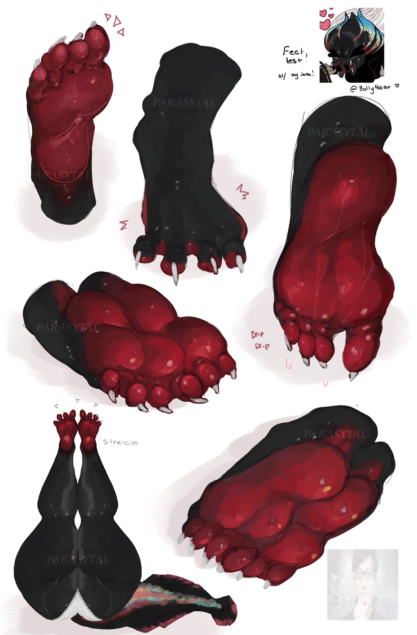 1girls, alien, alien girl, ass, bubble butt, eel, fat ass, feet, feet focus, feet up, female, female only, female yautja, foot fetish, hideo kojima, panties, parasytal, predator (franchise), pretty feet, toe claws, toes, toes spread, white background, white panties, yautja