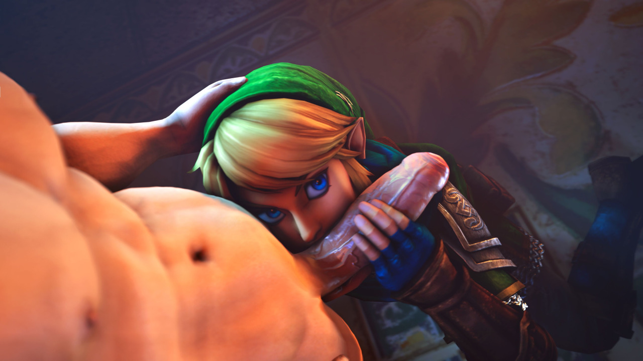 2boys, 3d, abs, blonde hair, blue eyes, boots, clothed male nude male, erection, fellatio, foreskin, gay, hand on head, handjob, hyrule warriors, large penis, link, link (hyrule warriors), male, male only, multiple boys, multiple males, navel, nude, oral, penis, penis grab, pointy ears, sex, source filmmaker, the legend of zelda, uncircumcised, yaoi