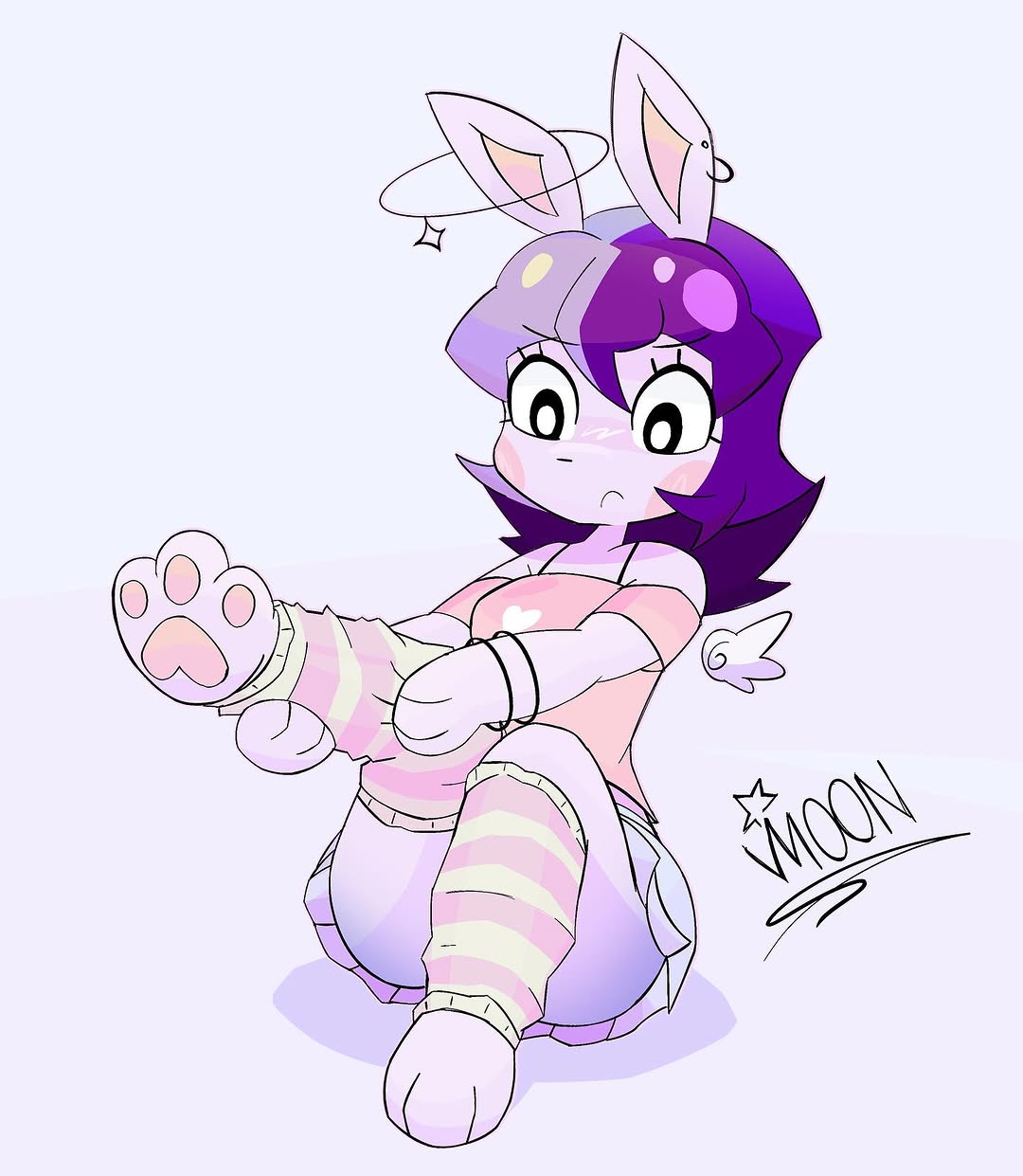 2025 animation_meme_community artist_logo artist_name artist_request artist_signature ass character character_request furry moon oc ocs procreate procreate_(artwork) procreate_(medium) procreate_(software) sexy stellarmoon_art under_skirt