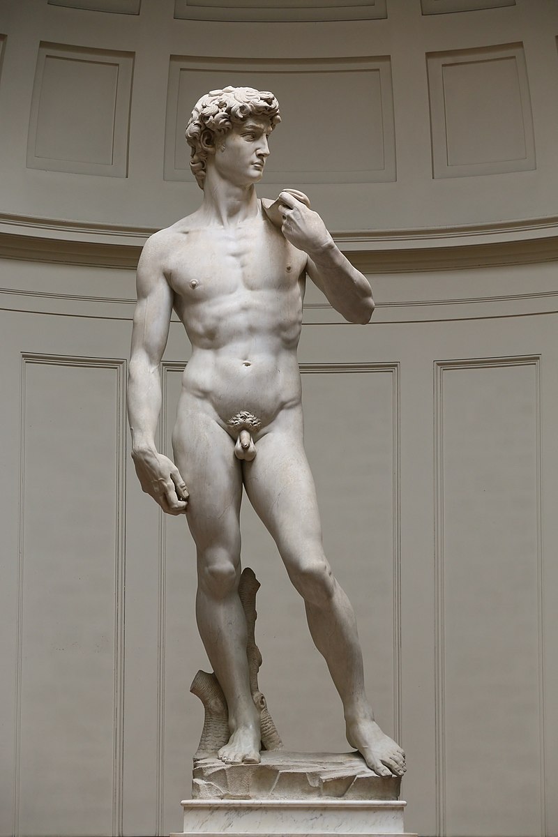 1boys cock fine_art flaccid male michelangelo_(artist) muscular navel nipples photo pubic_hair sculpture statue statue_of_david tagme