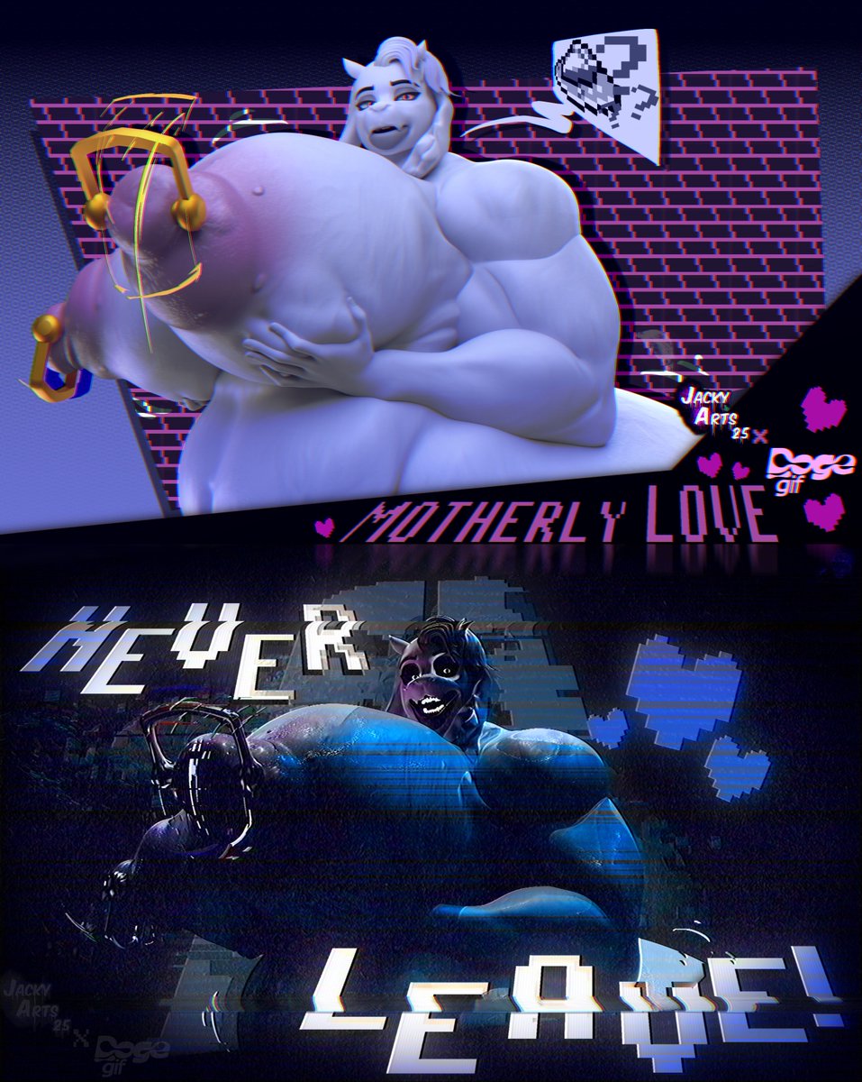 ??, big breasts, breasts, creepy, doge gif, female, fevertale, horror, jacky arts, massive breasts, monster, monster girl, nightmare waifu, piercing nipples, piercings, scaroused, scary, scary face, sunr4y, tagme, toriel, toriel (fevertale), undertale (series)