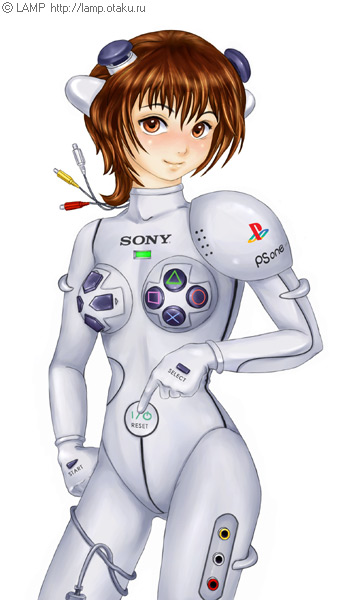 bodysuit console console-tan female personification playstation product_girl ps-tan solo sony