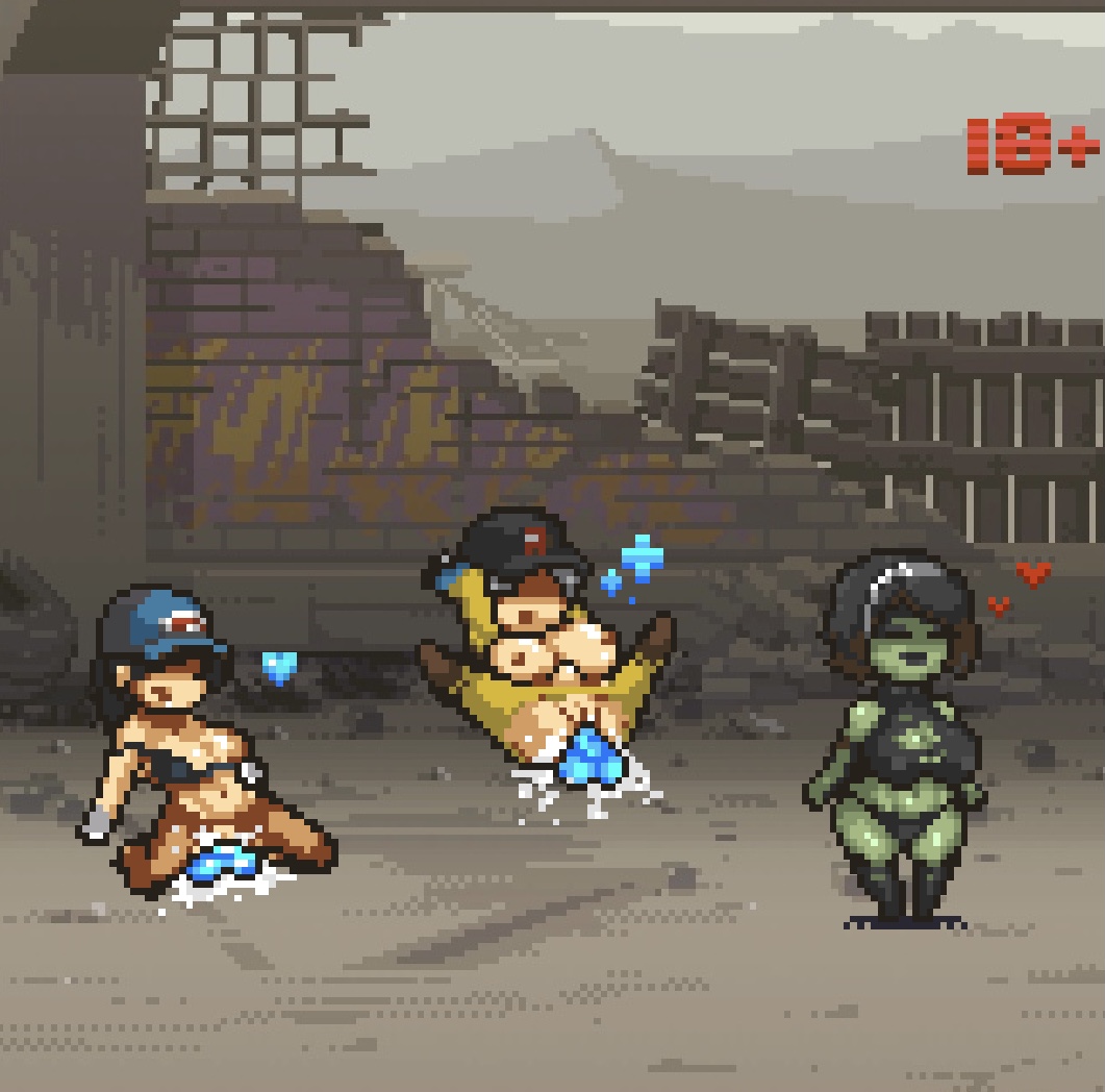 2d, 2d (artwork), 2d artwork, 3girls, anal, anal insertion, anal sex, ass, belly, belly bulge, belly button, black hair, blue heart, blue penis, boots, bra, breasts, breasts out, cap, clothed, clothed female, clothed sex, clothed/nude, clothes, clothing, cum, cum in ass, cum in pussy, cum inside, cum on floor, curvy, curvy body, curvy female, curvy figure, dead ahead, female, female focus, female only, female penetrated, fluids, free hugs (dead ahead), gloves, group, group sex, heart, heart symbol, indoor, indoor nudity, indoor sex, indoors, indoors sex, legs, legs apart, legs held open, legs spread, legs up, light skin, light-skinned female, maid, maid outfit, maid uniform, male, naked, naked female, nipples, no panties, nude, nude female, panties, penis, penis in pussy, pepper (dead ahead), pixel, pixel (artwork), pixel art, pixelated, polina (dead ahead), priamryconceptartist, public, public nudity, public sex, pussy, riding, riding cock, riding penis, scientist, semen, semen in anus, semen in vagina, semen on ass, semen on floor, smile, smiley face, smiling, smiling at viewer, stockings, tits out, vagina, vaginal fluids, vaginal insertion, vaginal penetration, vaginal sex, zombie, zombie girl