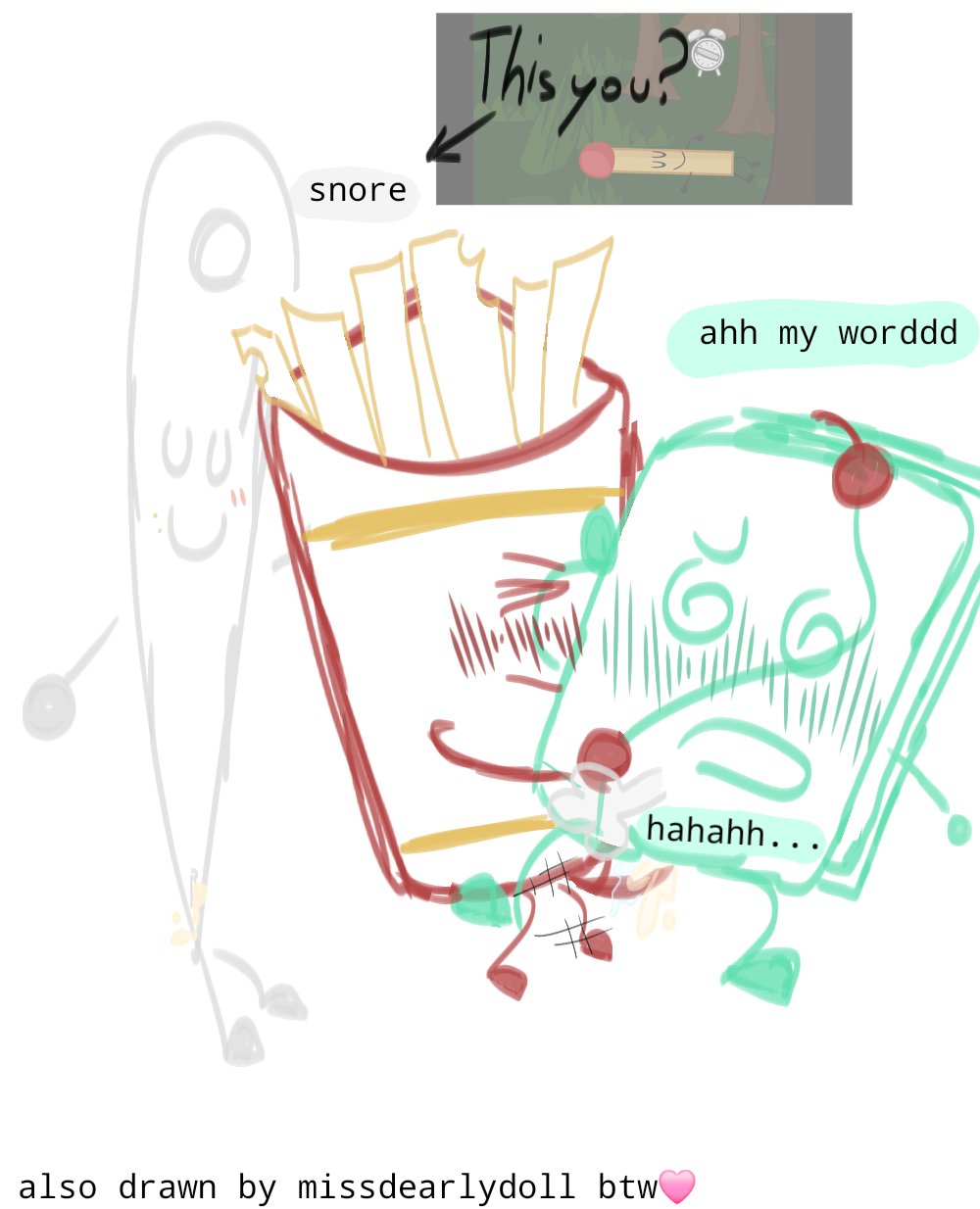 battle_for_dream_island bfdi bfdia blush book_(bfdi) cum cum_inside dizzy fries_(bfdi) inanimate_object missdearydoll needle_(bfdi) object_show object_show_community object_shows osc sex sleeping the_power_of_two tpot