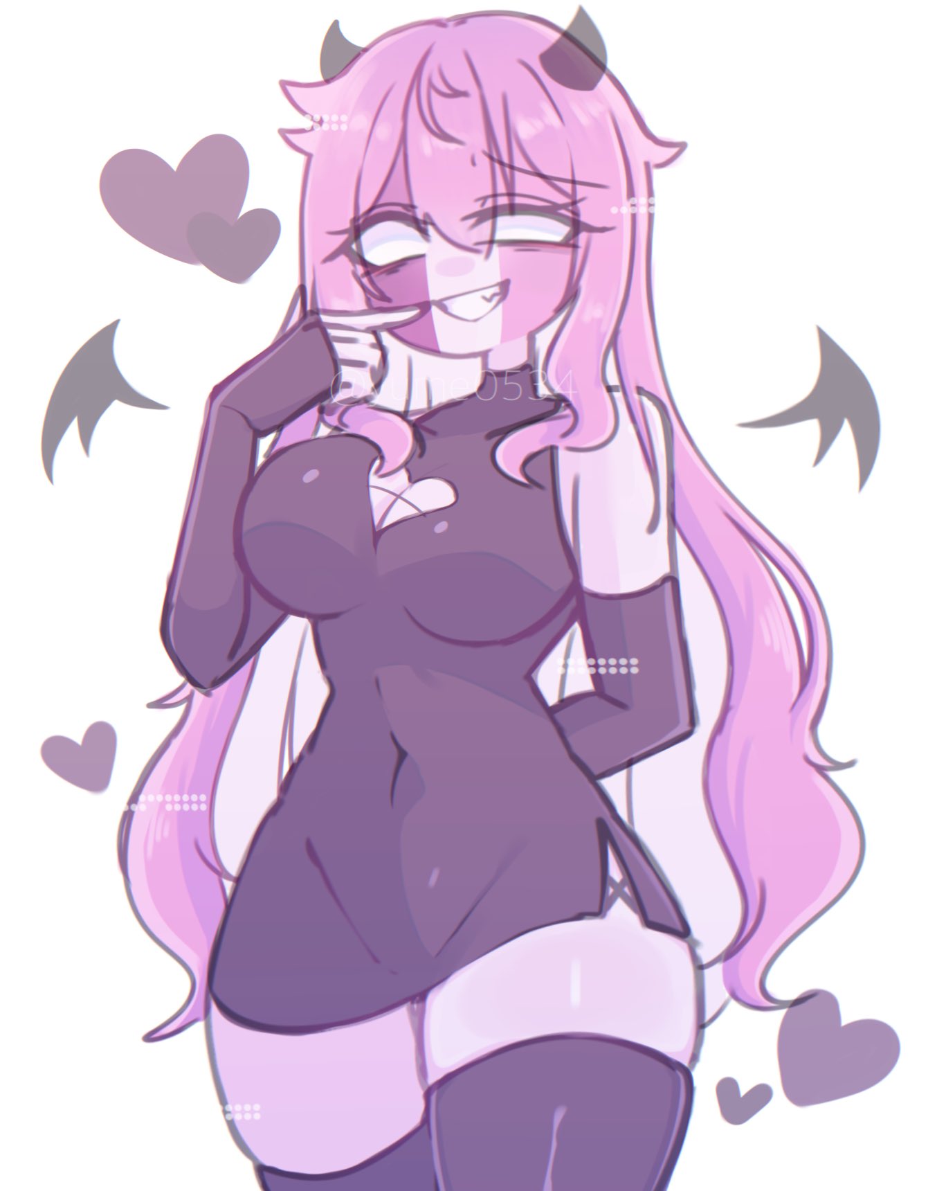 1girls, breasts, female, friday night funkin, friday night funkin mod, sarvente, sarvente (dokki.doodlez), sarvente (fnf mod), sarvente (friday night funkin), tagme, thighhighs, thighs, yume0534