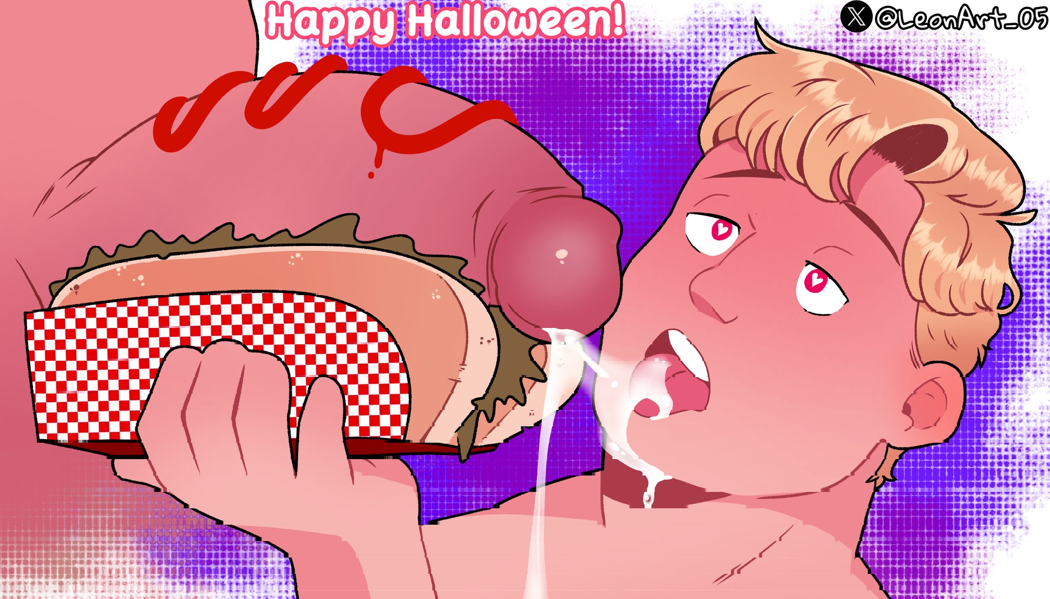 big penis, heartstopper, hotdog, leonelart, male, male only, male/male, nick nelson, penis