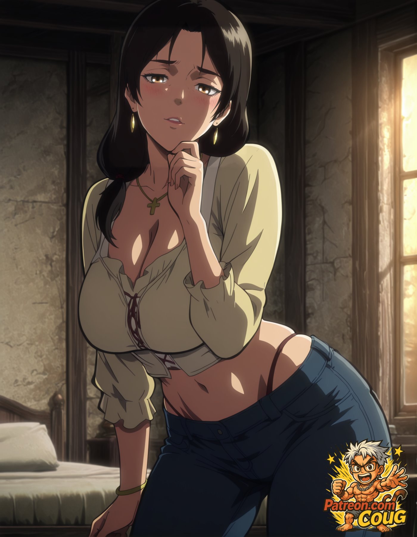 ai assisted, ai generated, carla jaeger, coug, female, female only, shingeki no kyojin, stable diffusion